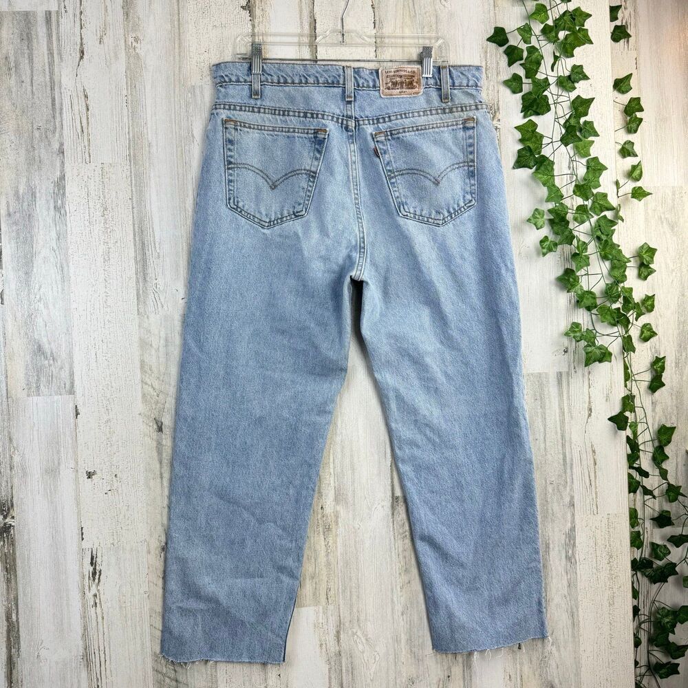 Vintage 90s Levis 540 Orange Tab Light Wash Jeans W36